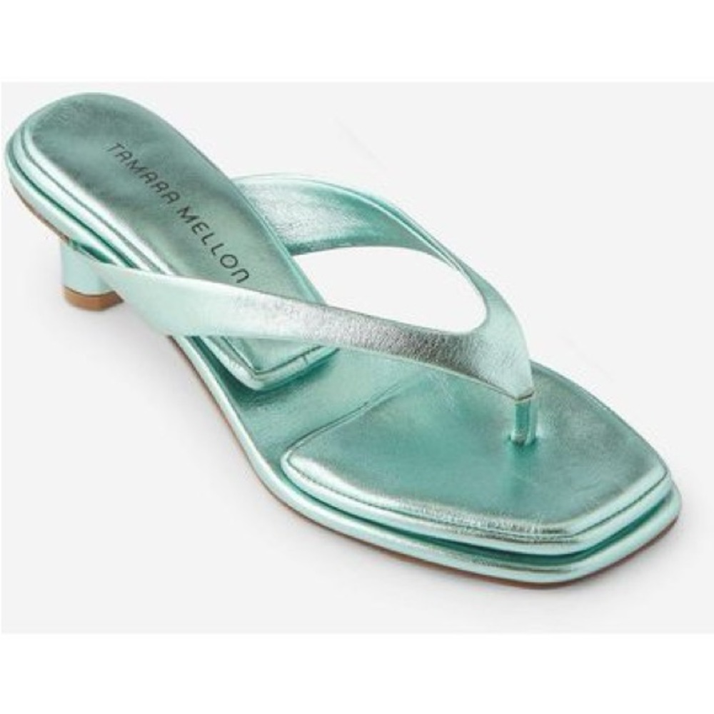 Tamara Mellon Metallic Luster Sandal